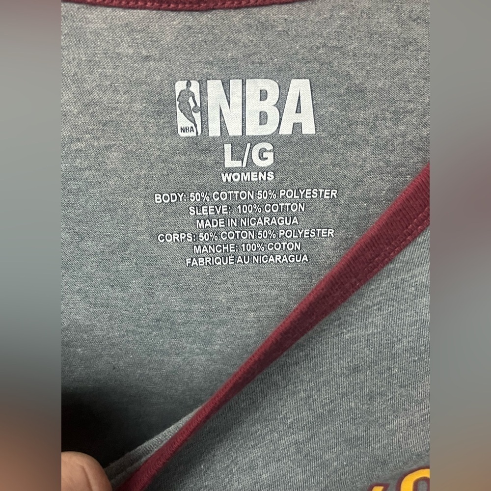 Cleveland Cavaliers Gray Raglan
Baseball Tee - Picture 2 of 3